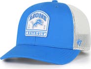 '47 Men's '47 Blue Detroit Lions Headstone Trucker Adjustable Hat