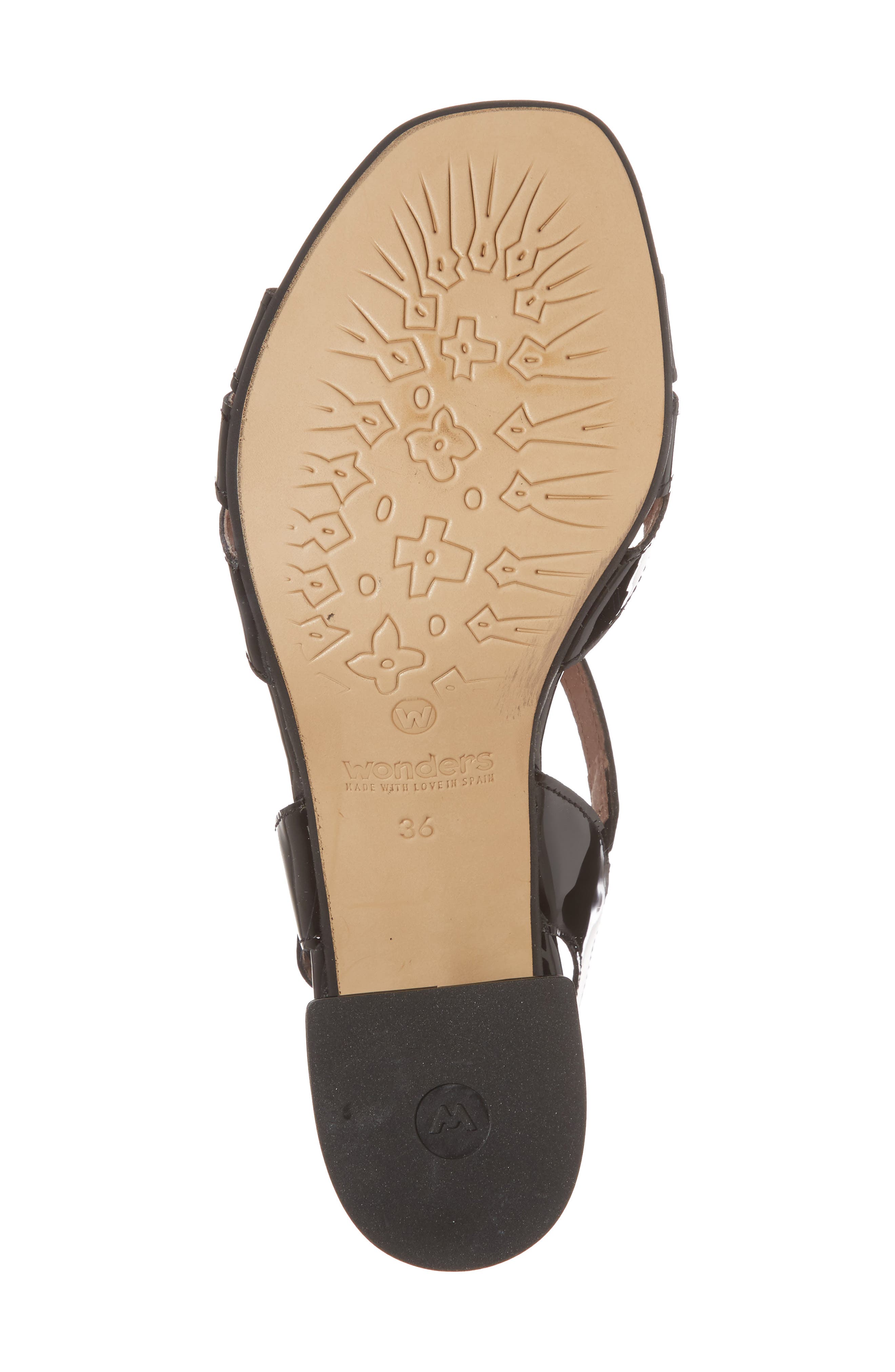 Wonders Block Heel Sandal, Alternate, color, 