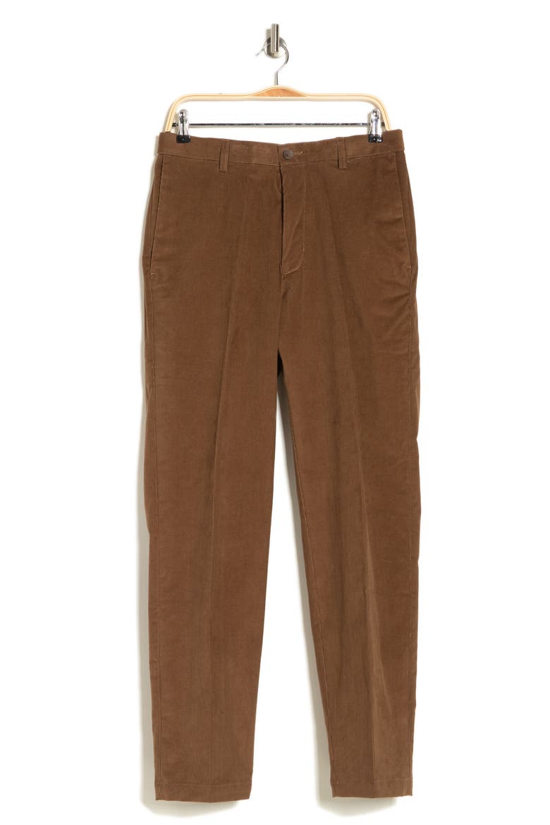 Classic Fit Stretch Corduroy Pants, Alternate, color, CAMEL