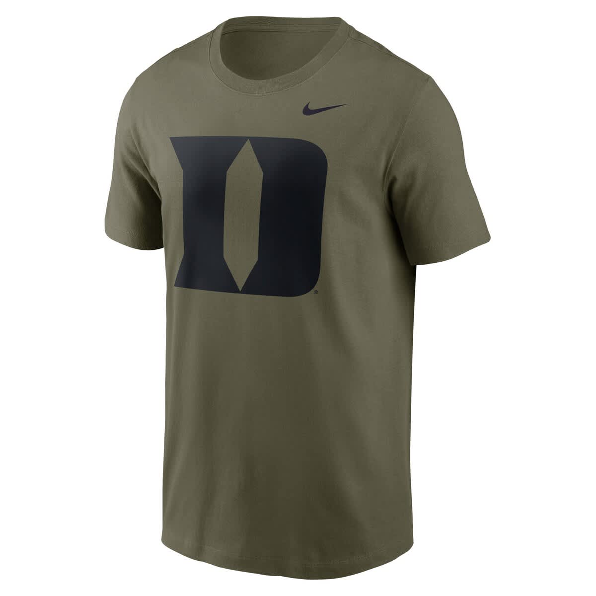 Men's Nike Olive Duke Blue Devils Primetime Logo Performance T-Shirt - image 2