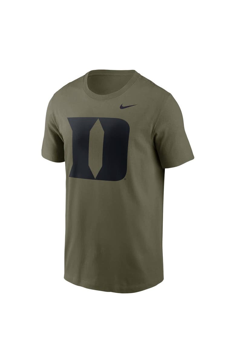 Nike Men's Nike Olive Duke Blue Devils Primetime Logo Performance T-Shirt, Alternate, color, Olive