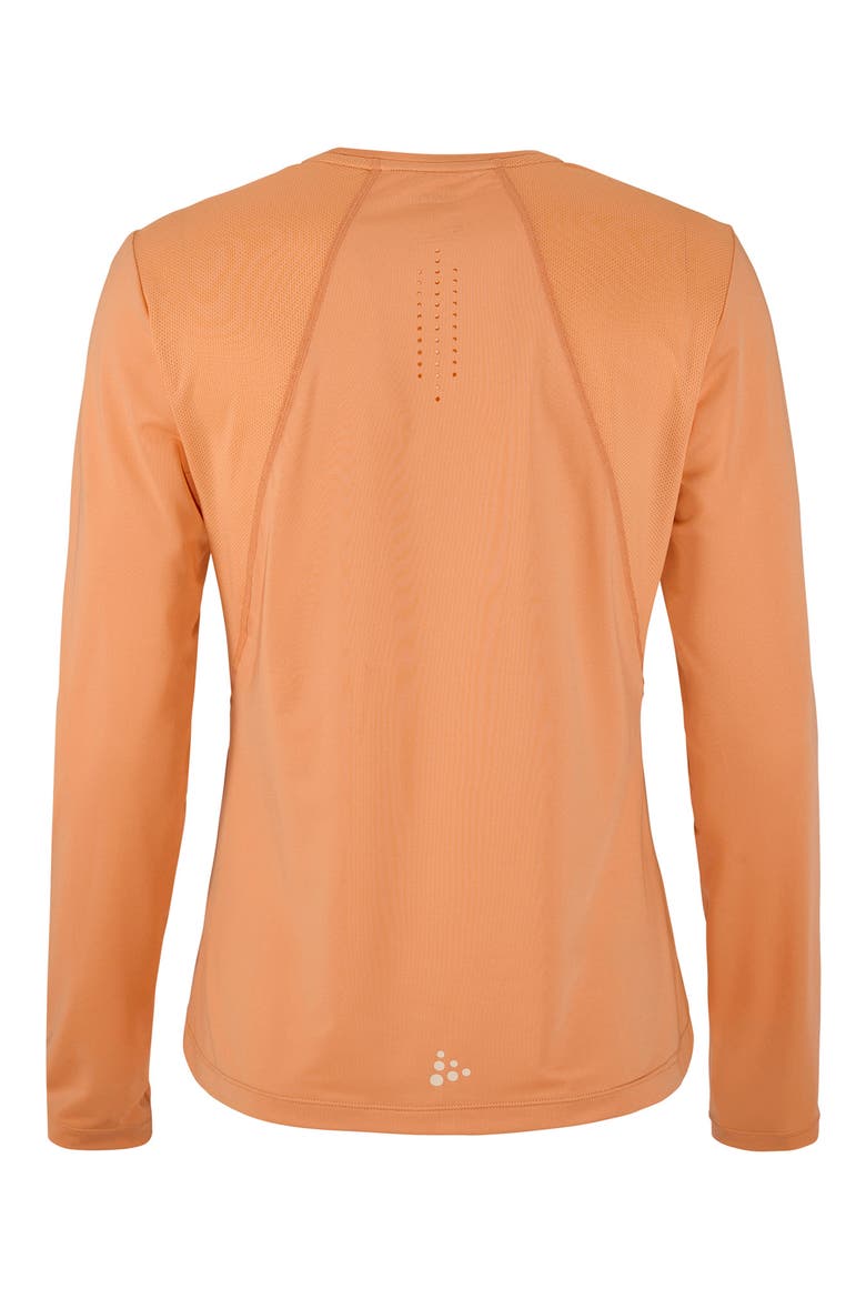Essence Perforated Jersey T-Shirt, Alternate, color, APRICOT
