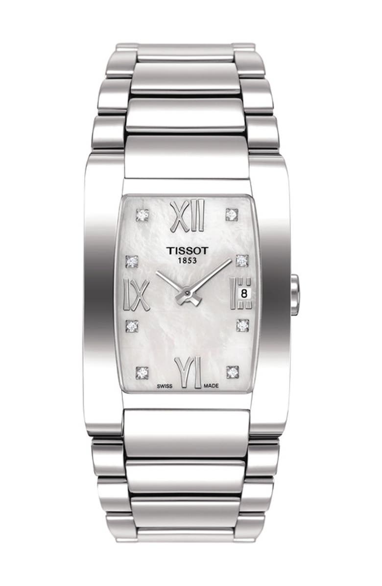 Tissot Women's Generosi-T Diamond Bracelet Watch, 25mm - 0.073 ctw, Main, color, 