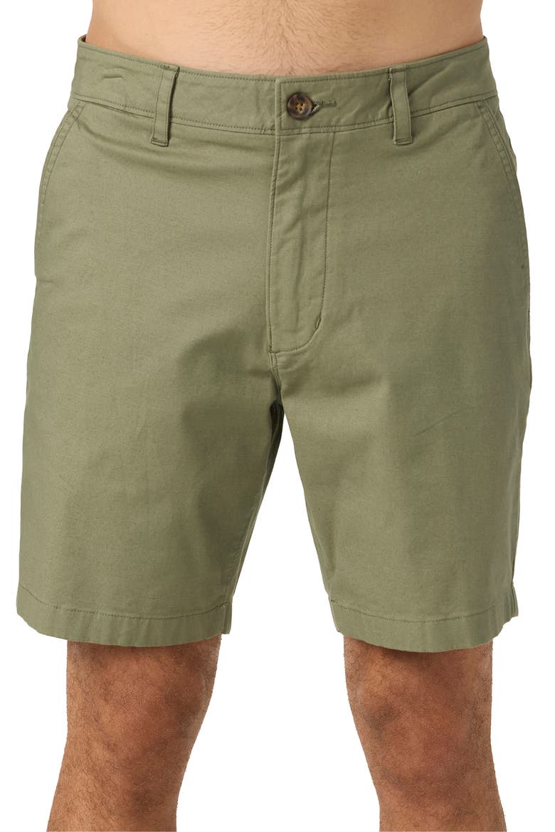 Jay Stretch Cotton Shorts, Main, color, SAGE