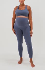 AXK Women's Athletic Maternity Legging with Supportive Belly Band