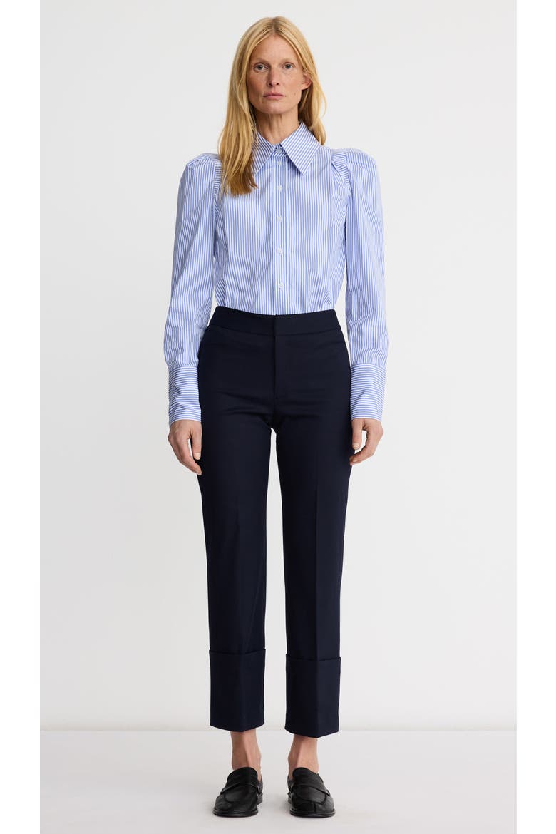 Cuffed Flood Pant, Main, color, Navy