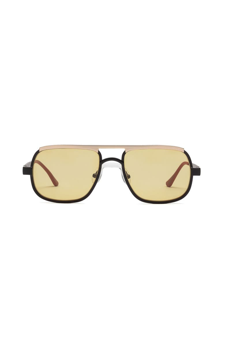 Caddis NOLA | Reading Glasses, Alternate, color, Polished Rose Gold Green
