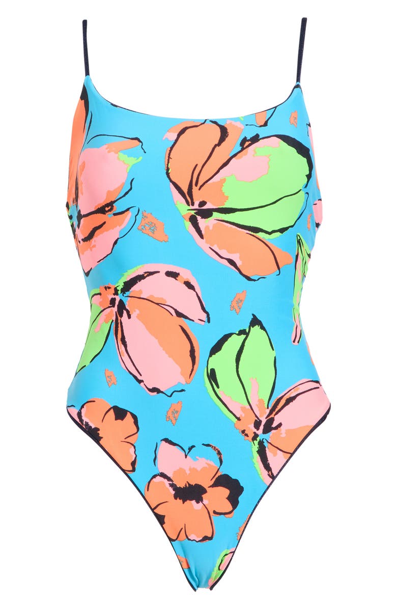 Maaji Luster One-Piece Swimsuit, Alternate, color, Blue