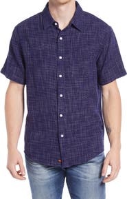 The Normal Brand Freshwater Short Sleeve Button-Up Shirt