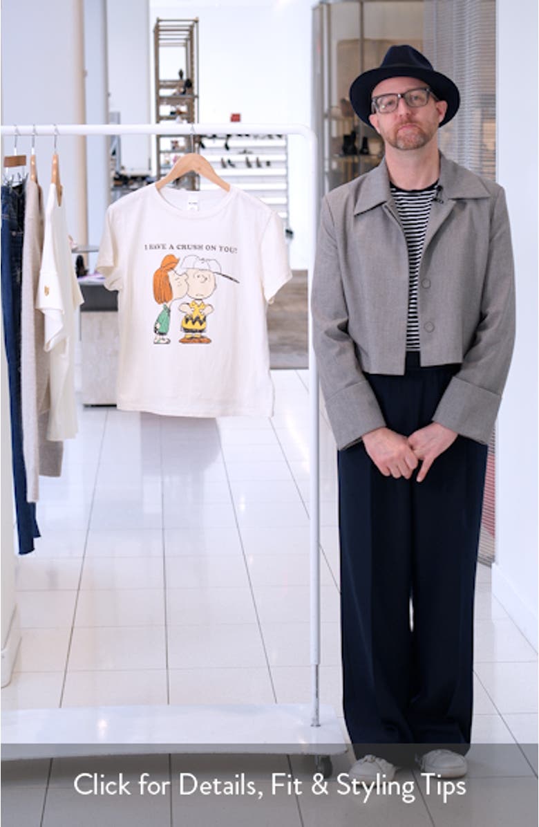 I Have A Crush On You Cotton Graphic T-Shirt, sales video thumbnail