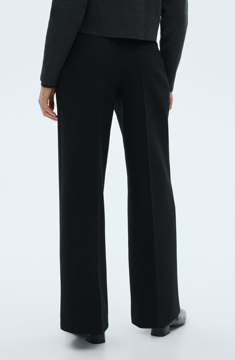 MANGO Belted Straight Leg Pants, Alternate, color,