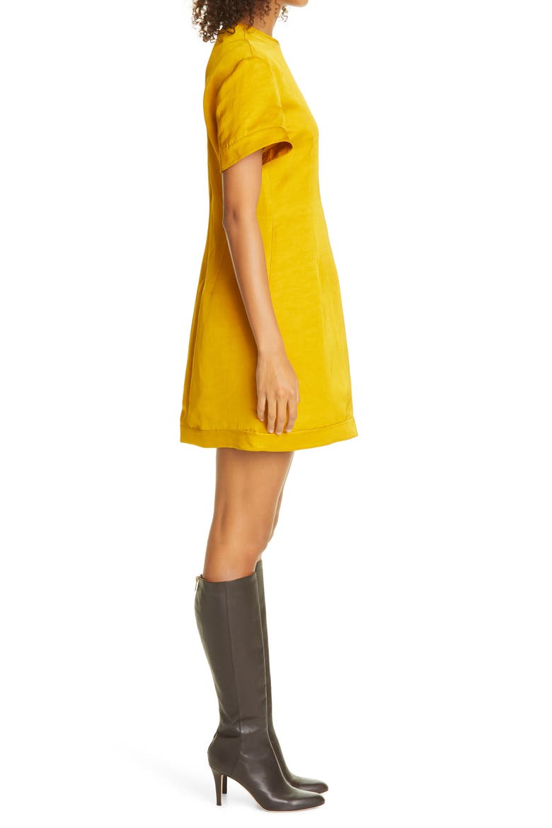 The Marcia Washed Linen Dress, Alternate, color, MARIGOLD