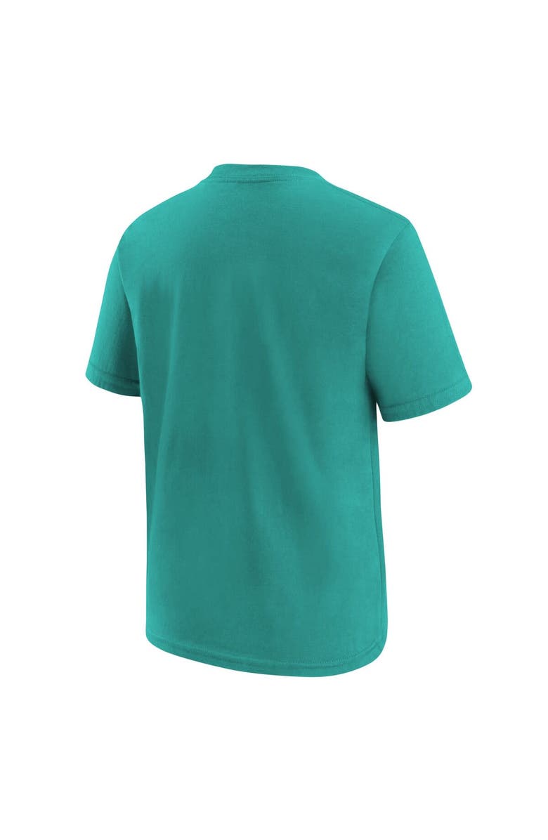 Nike Youth Nike Aqua Miami Dolphins Logo T-Shirt, Alternate, color, Aqua