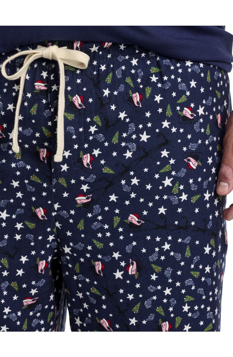 vineyard vines Big & Tall Whale Flannel Lounge Pants, Alternate, color,