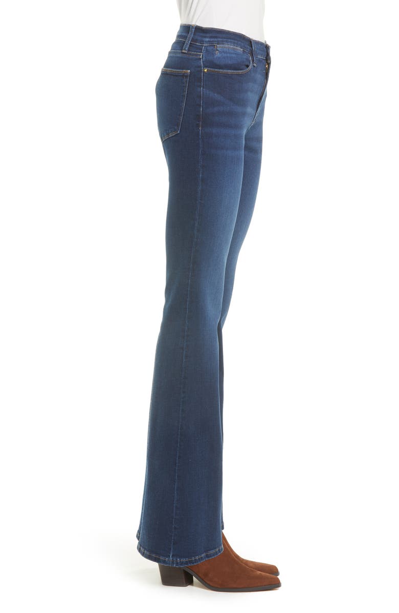 FRAME Le High Waist Flare Jeans, Alternate, color,