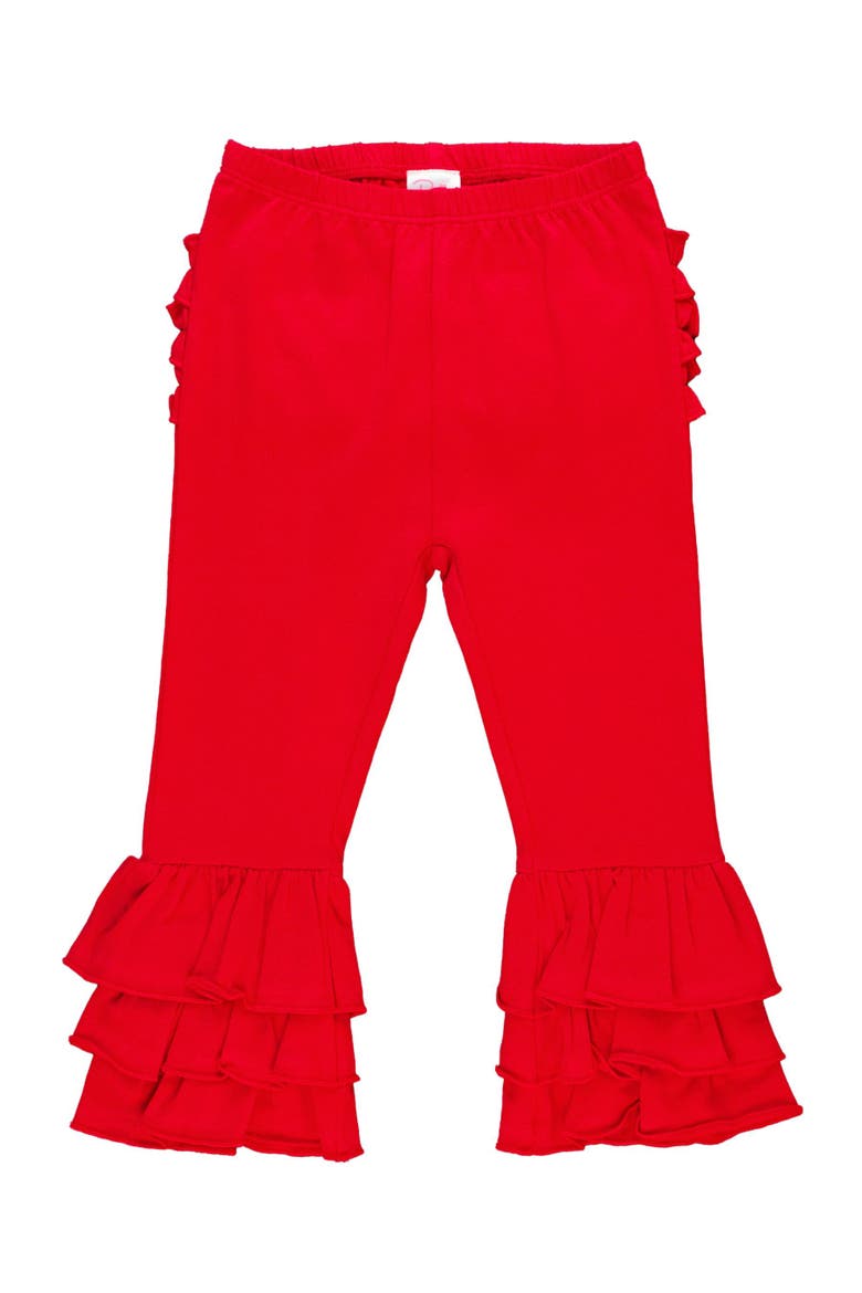 Baby/Toddler Girls Ruffle Flare Pants, Alternate, color, Red