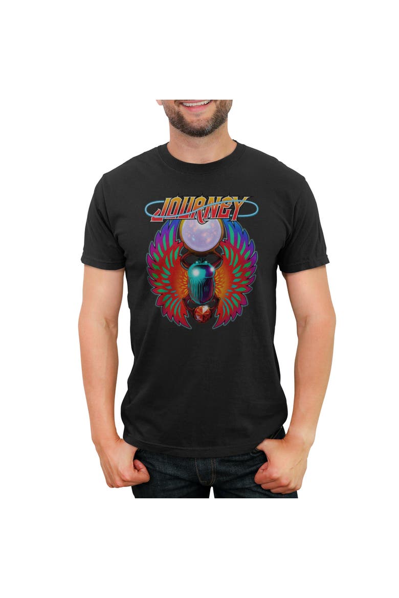Men's Journey Classic Logo  Graphic T-Shirt, Main, color, Black