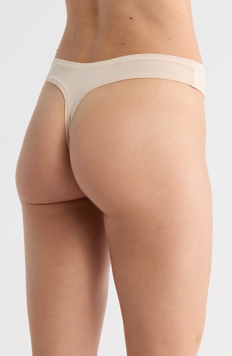 NORDSTROM RACK Ultimate 5-Pack Stretch Thongs, Alternate, color, Purple Peace -Beige Multi