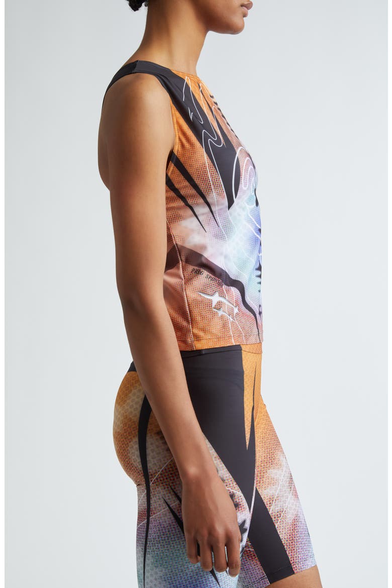Pixel Print Tank, Alternate, color, ORANGINA