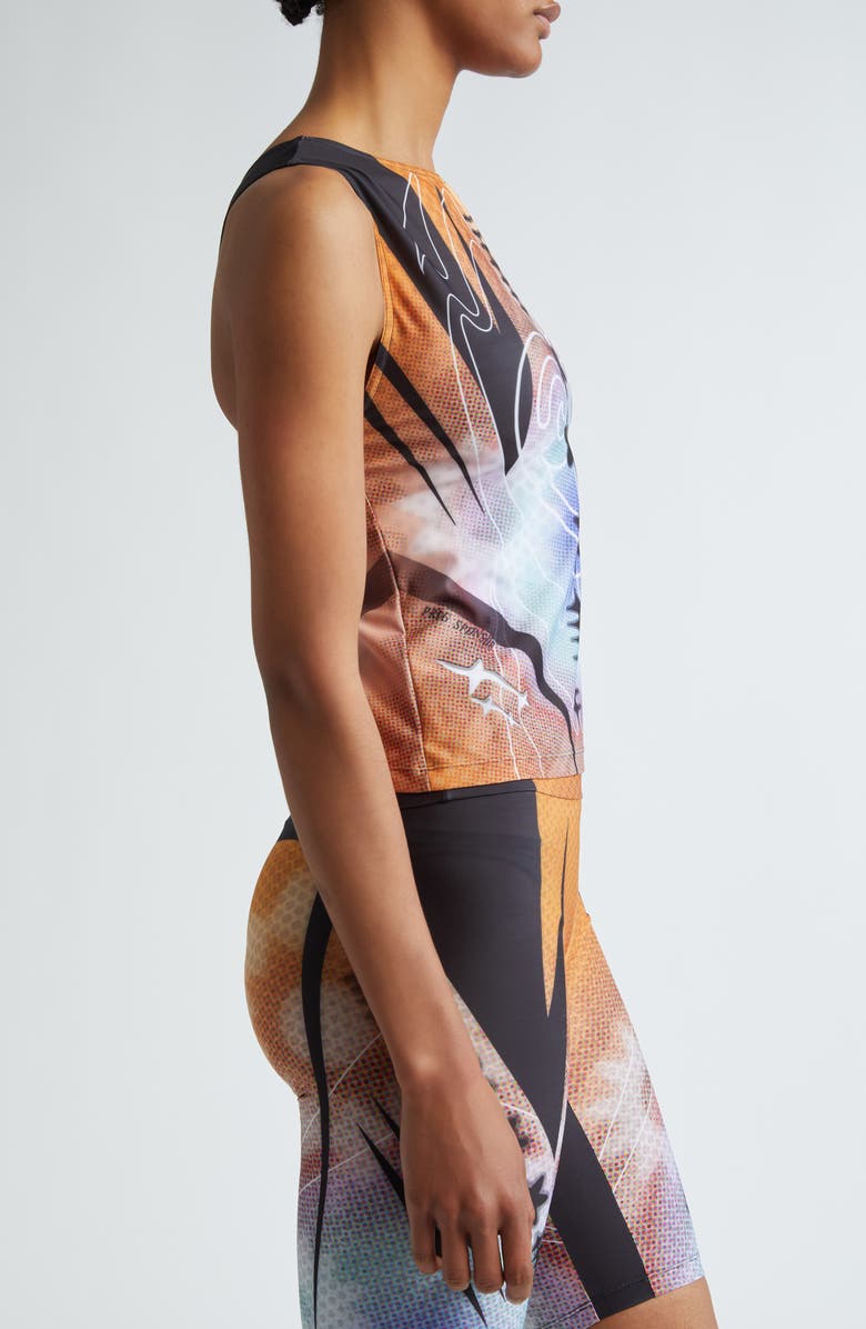 Paolina Russo Pixel Print Tank, Alternate, color, 