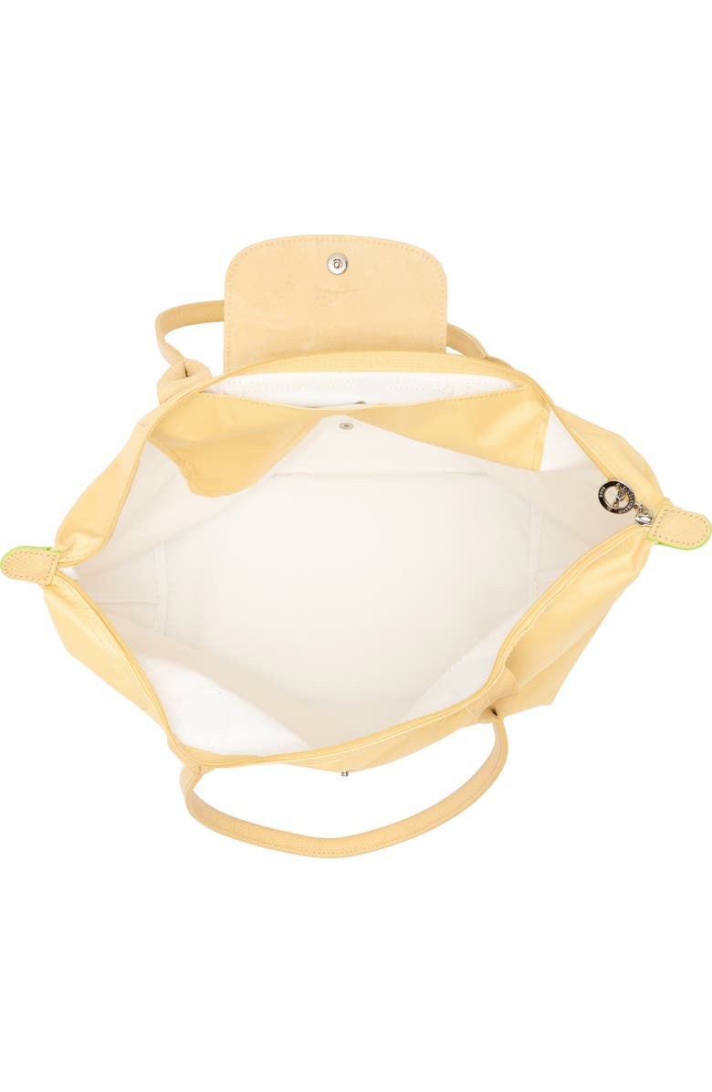 Longchamp Large Le Pliage Green Recycled Canvas Tote, Alternate, color,