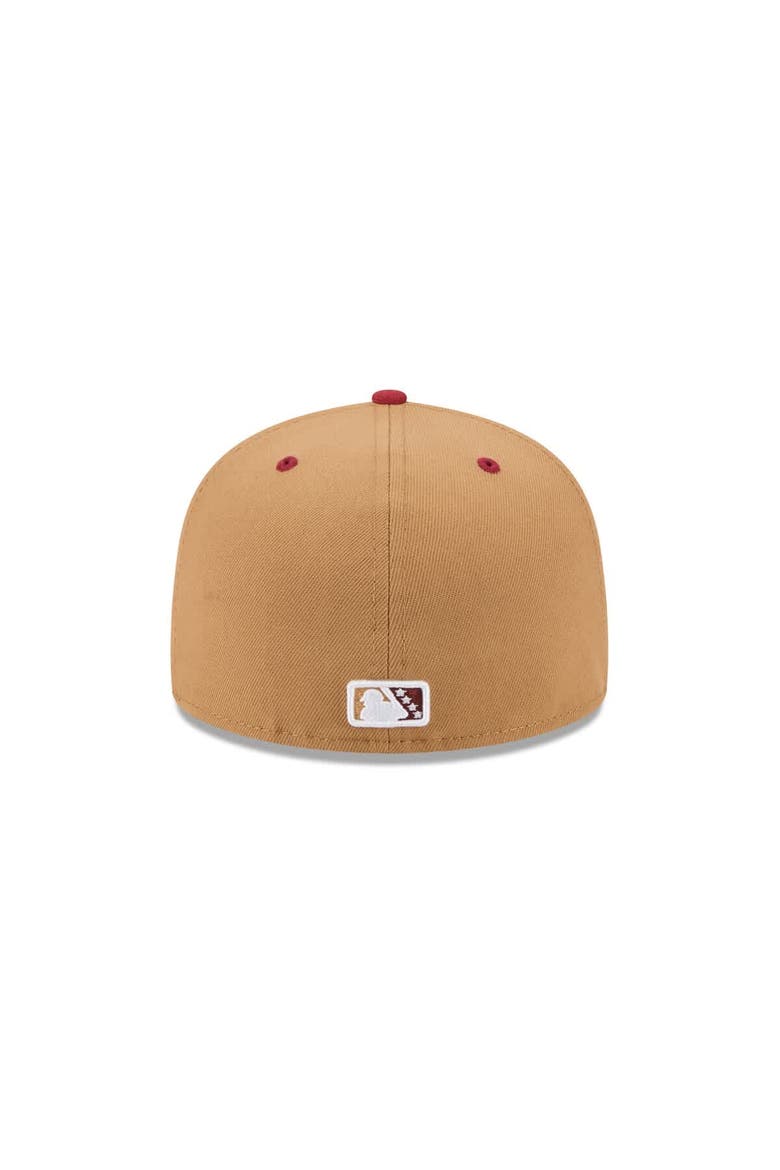 Men's New Era  Brown Rocket City Trash Pandas Theme Nights 59FIFTY Fitted Hat, Alternate, color, Brown