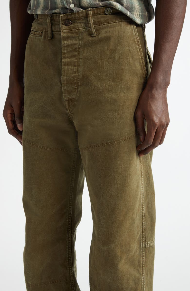 Double RL Engineer Fit Cotton Canvas Pants, Alternate, color, 