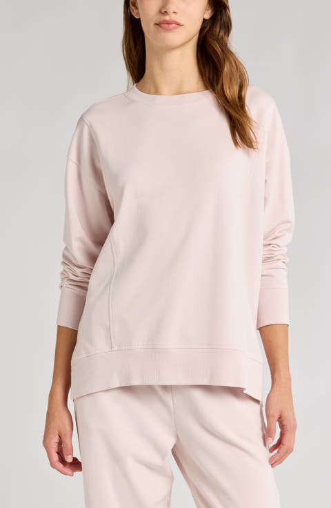 Women's Pink Crewneck Sweatshirts | Nordstrom Women's Pink Crewneck Sweatshirts | Nordstrom