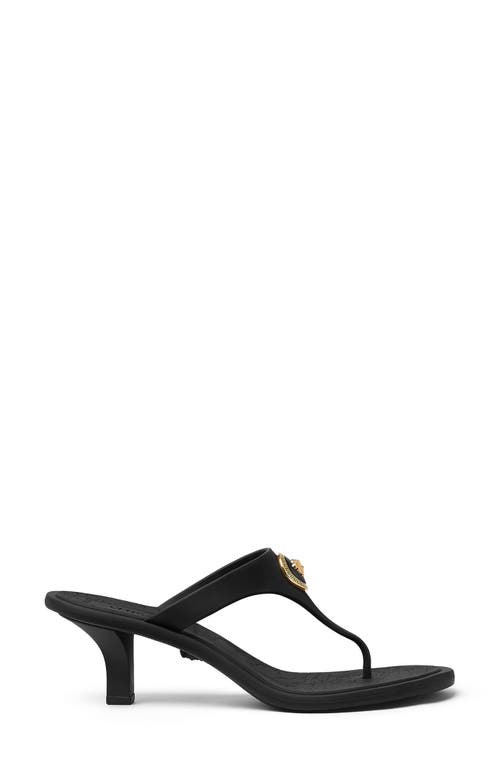 Shop Versace Alia Medusa T-strap Sandal