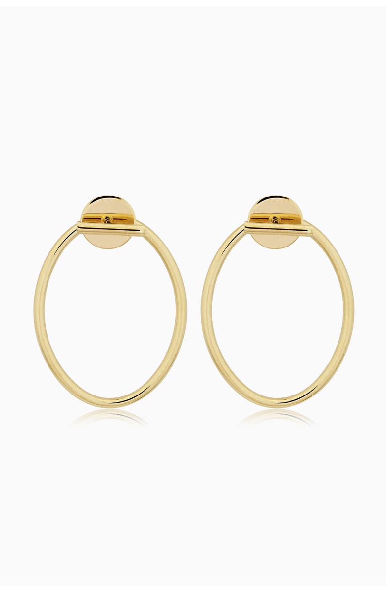 Oradina 14K Yellow Gold Roundabout Ear Jackets, Main, color, Yellow Gold