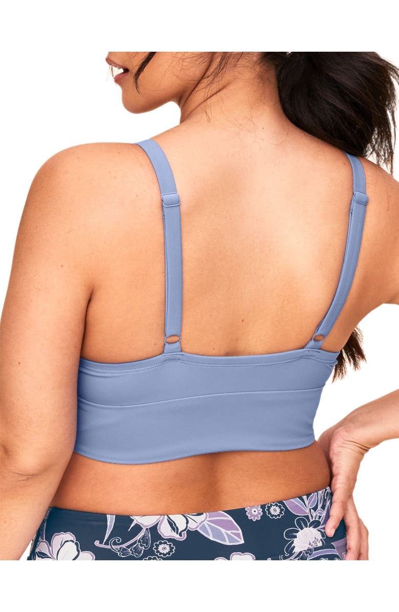 Adore Me Nina Swimwear Bra, Alternate, color, Dark Purple