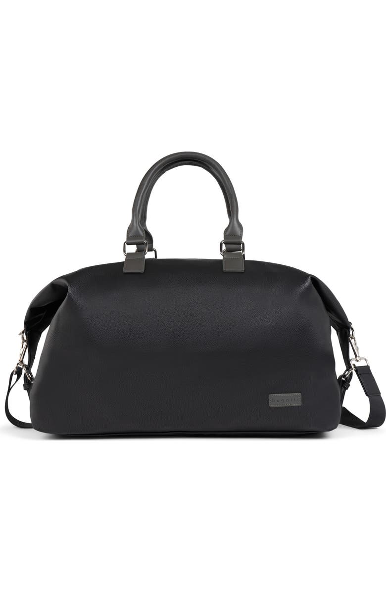 bugatti Contrast Duffle Bag, Main, color, Black