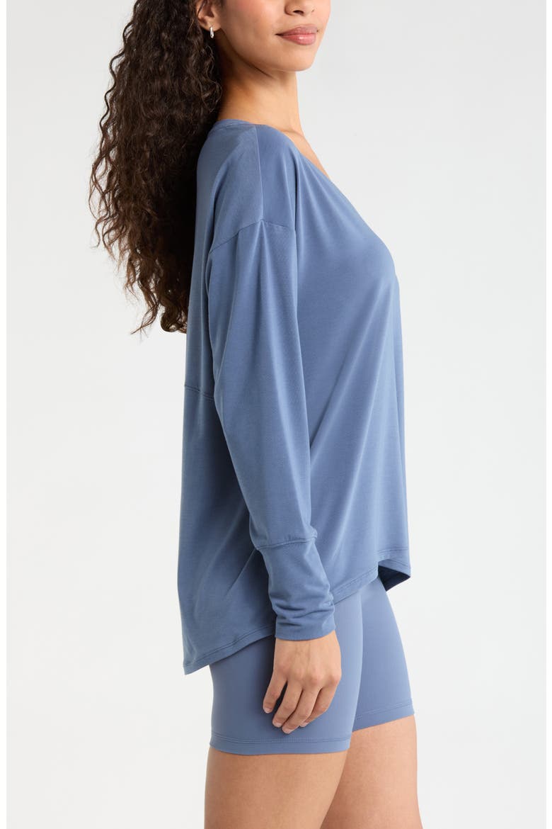 Breathe Long Sleeve T-Shirt, Alternate, color, BLUE VINTAGE