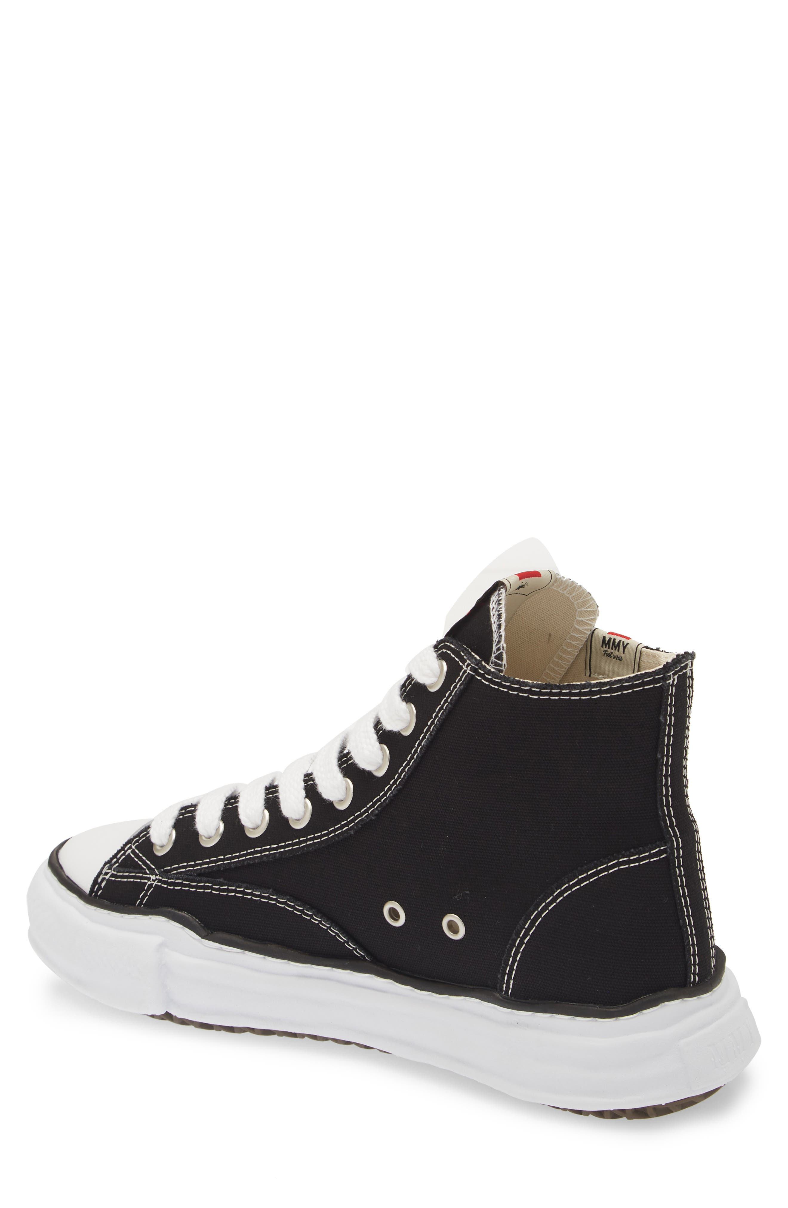 Maison MIHARA YASUHIRO Peterson High Top Sneaker, Alternate, color, Black