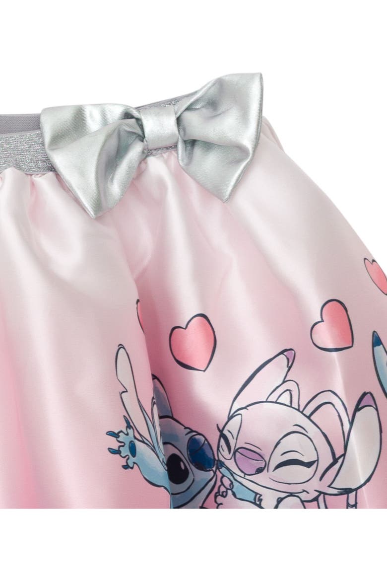 Lilo & Stitch 2-Piece Sleeveless Top and Skirt Set, Alternate, color, Pink Stitch and Angel