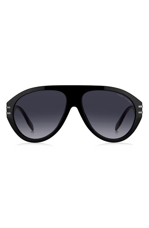 58mm Pilot Sunglasses