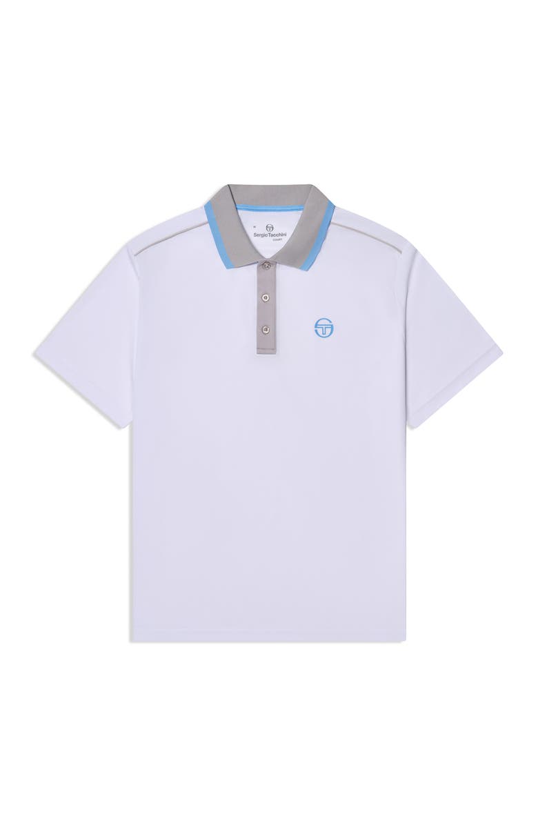 Sergio Tacchini Racchetto Polo, Alternate, color, Brilliant White