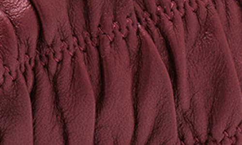 Cult Gaia Nano Hera Leather Shoulder Bag In Burgundy