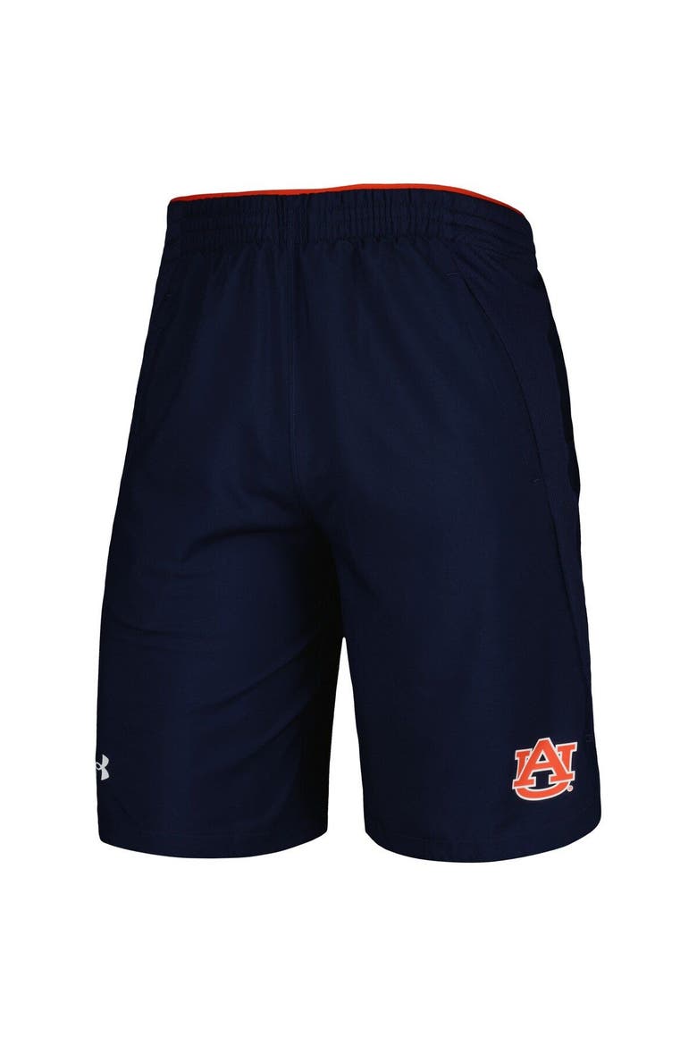 Men's Under Armour Navy Auburn Tigers Woven Shorts, Alternate, color, Navy