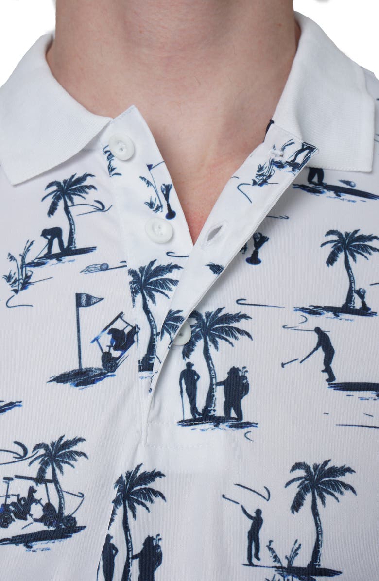 Robert Graham Golf Paradise Short Sleeve Performance Polo, Alternate, color,