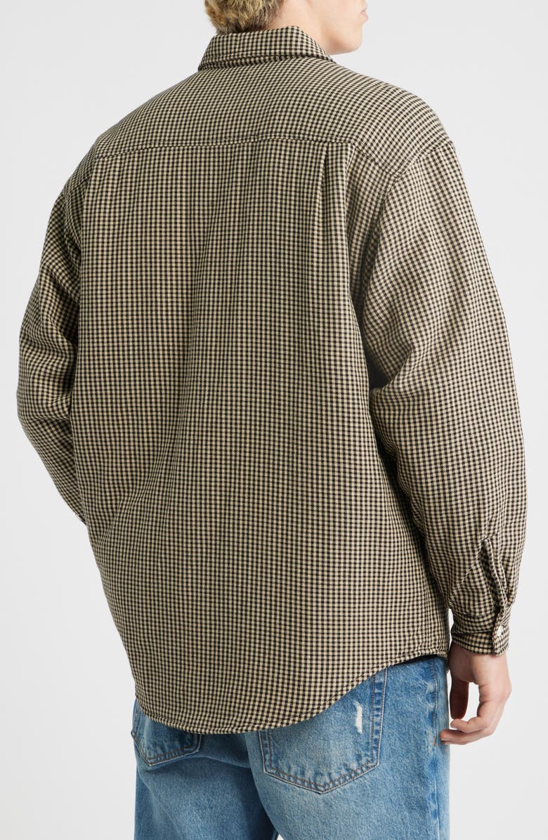 925 Originals Premiere Padded Flannel Overshirt, Alternate, color, Light Khaki