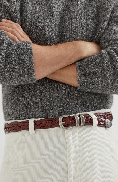 Brunello Cucinelli Belt With Detailed Buckle In Brown