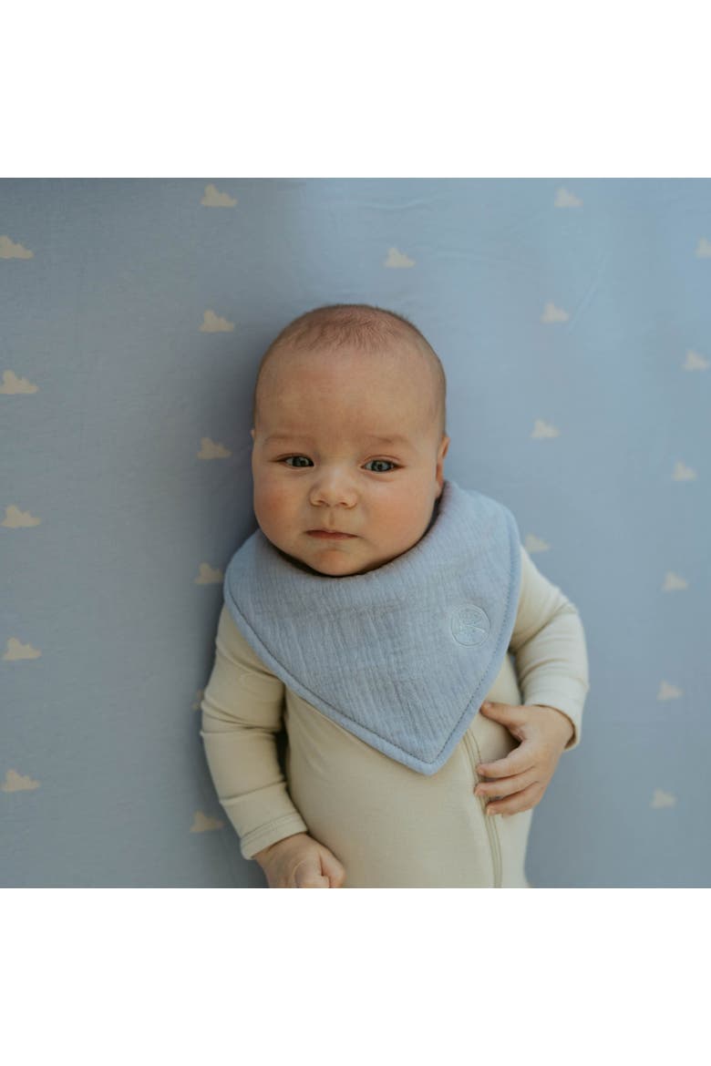 Muslin Bandana Bibs, Alternate, color, Stormy