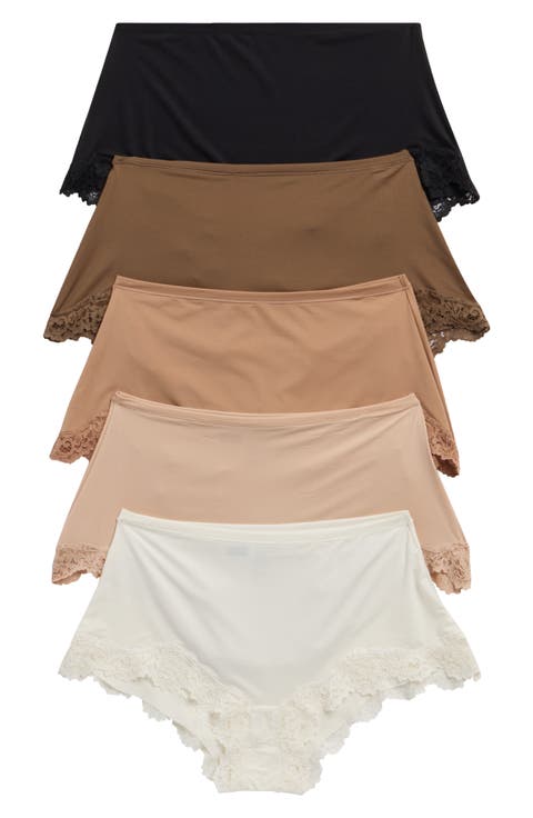 Ultimate 5-Pack Lace Boyshorts