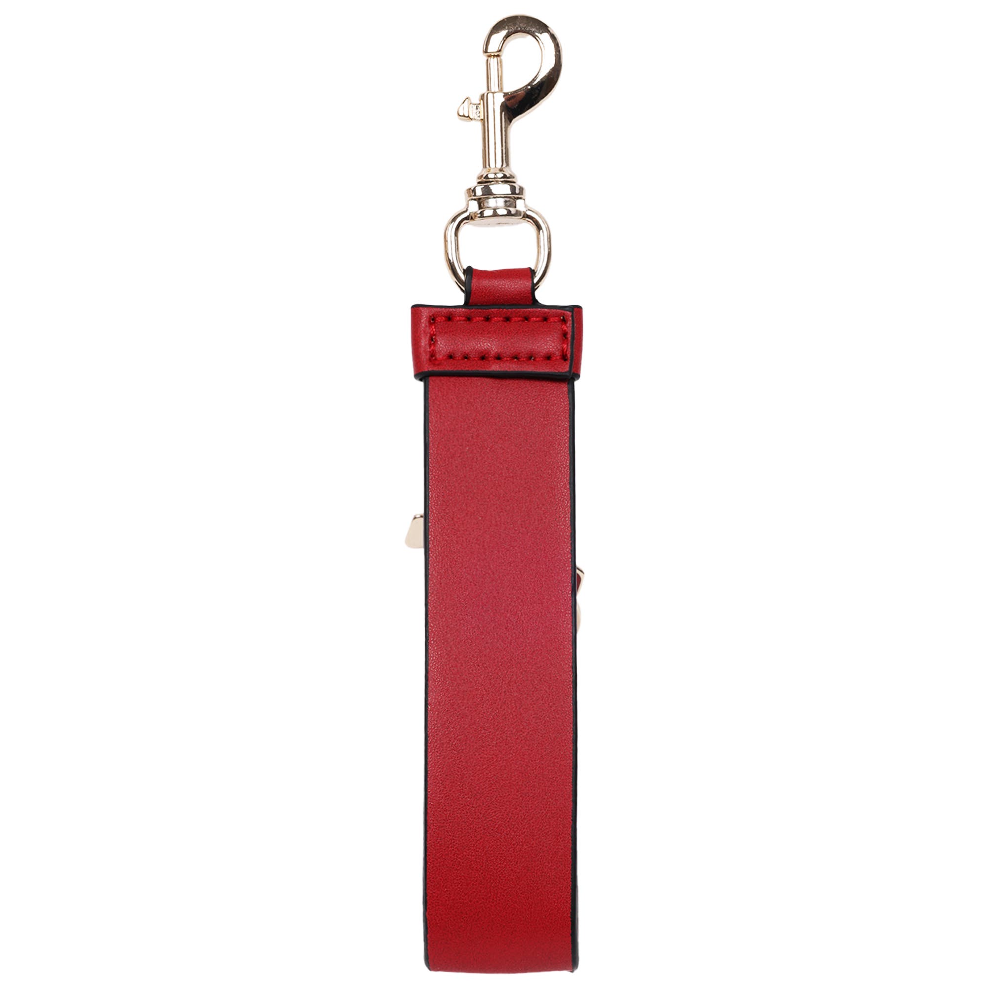 Bag Charm Keychain, Alternate, color, RED