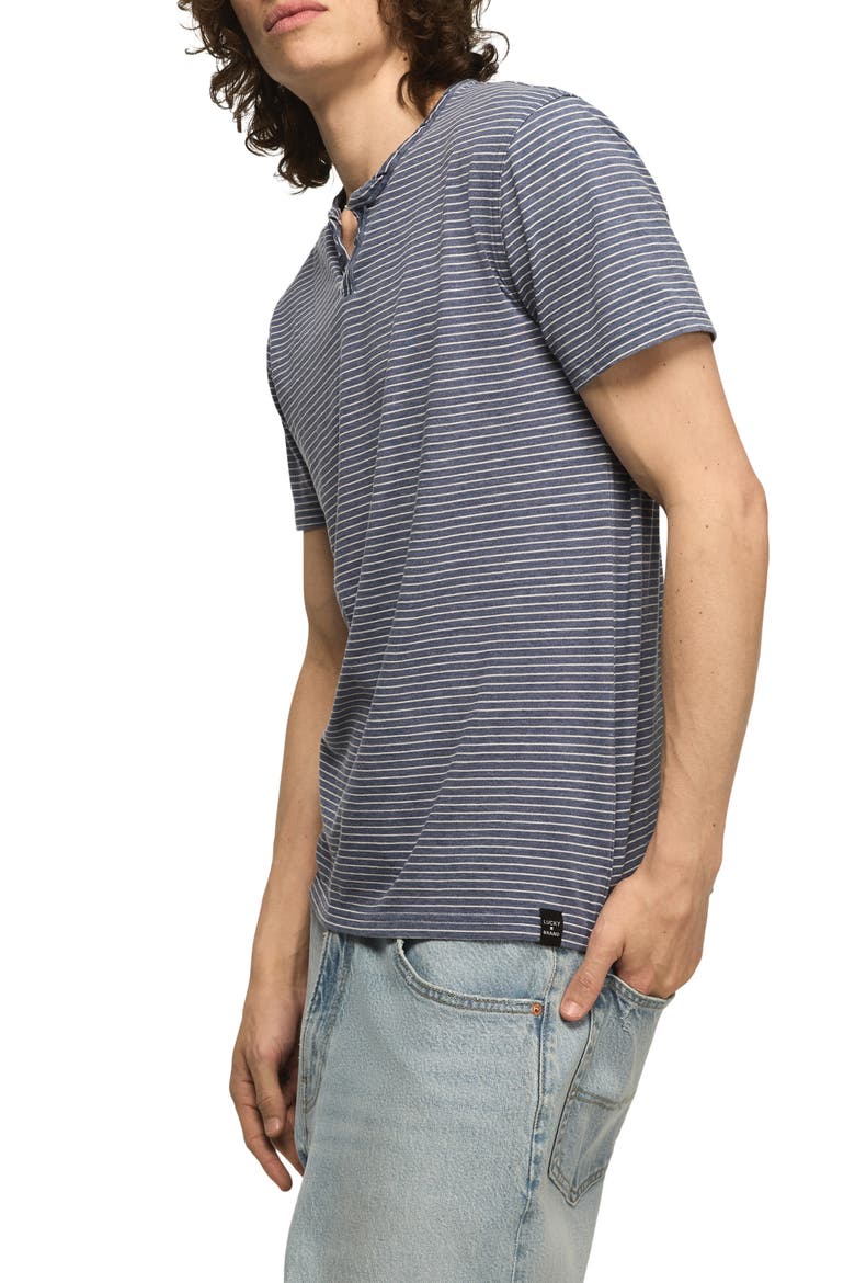 Stripe Venice Burnout Henley, Alternate, color, BLUE MULTI