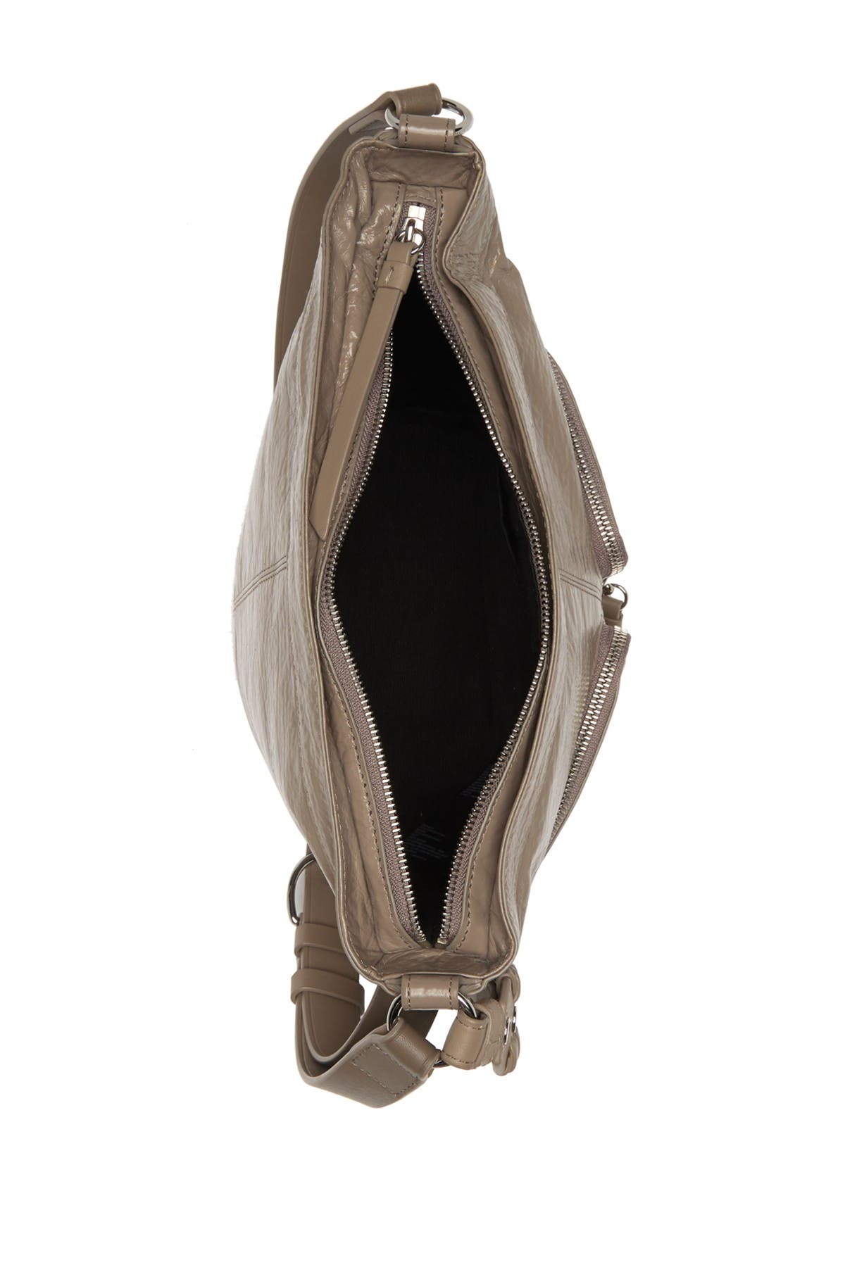 AllSaints Fetch Leather Crossbody Bag, Alternate, color, 