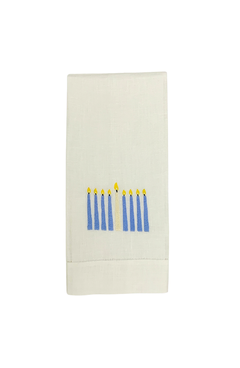 Maison d'Haiti Hanukkah Tea Towels, Main, color, Beige