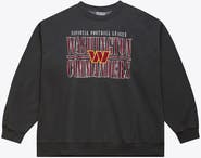 Mitchell & Ness Men's Mitchell & Ness Black Washington Commanders Downtown Collection Fleece Sweatshirt