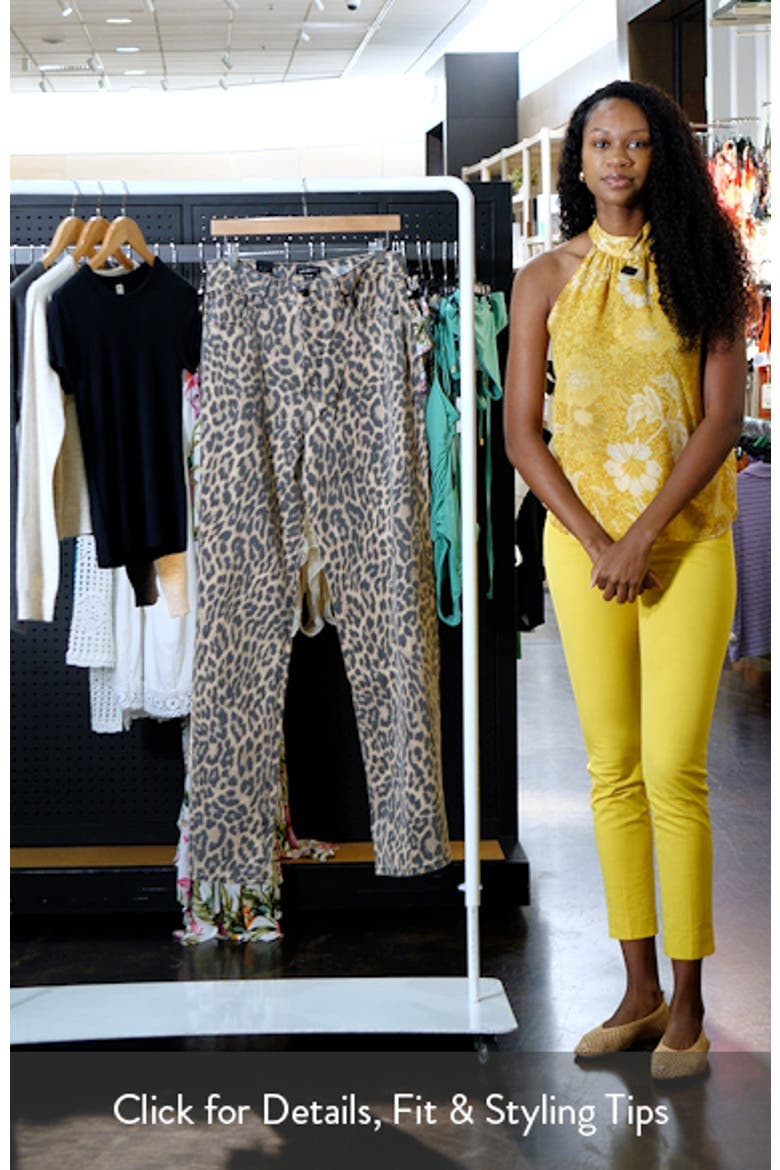 Good Standard Leopard Print Wide Leg Jeans video